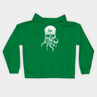 Skull with tentacles Kids Hoodie